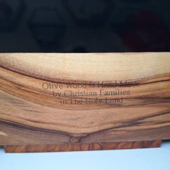 Olive Wood Nativity Scene Holy Land Handmade Mary Jesus Rustic Christian - Picture 4 of 12